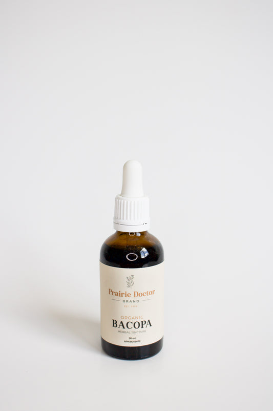Our organic Bacopa herbal tincture is made using organic, sustainably sourced Bacopa. Bacopa is known to enhance cognitive well-being and promote mental clarity.