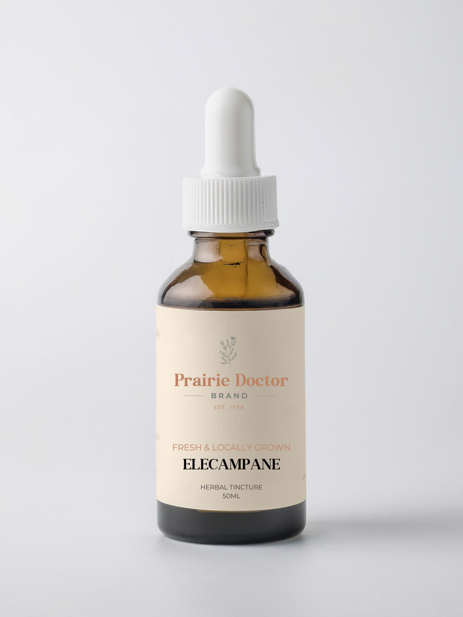 This Elecampane Herbal Tincture is handcrafted using locally grown, fresh Elecampane root. Elecampane is deeply cherished in traditional western and folk herbalism for its powerful health supporting properties.