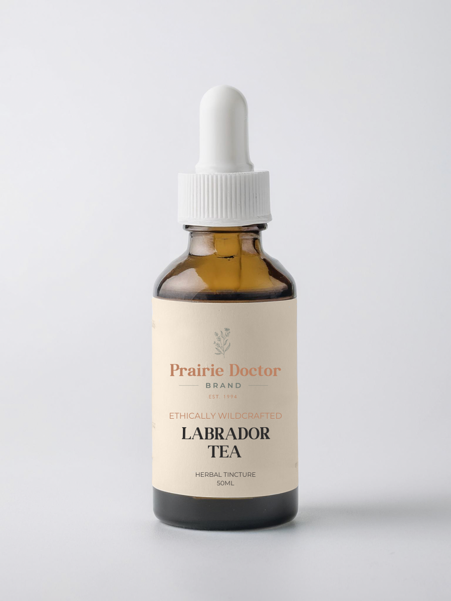 Our Labrador Tea (Marsh) Herbal Tincture is thoughtfully crafted using sustainably wildcrafted Labrador Tea leaves. Traditionally used in Indigenous and Northern folk herbalism, this aromatic plant is valued for supporting health and wellbeing.