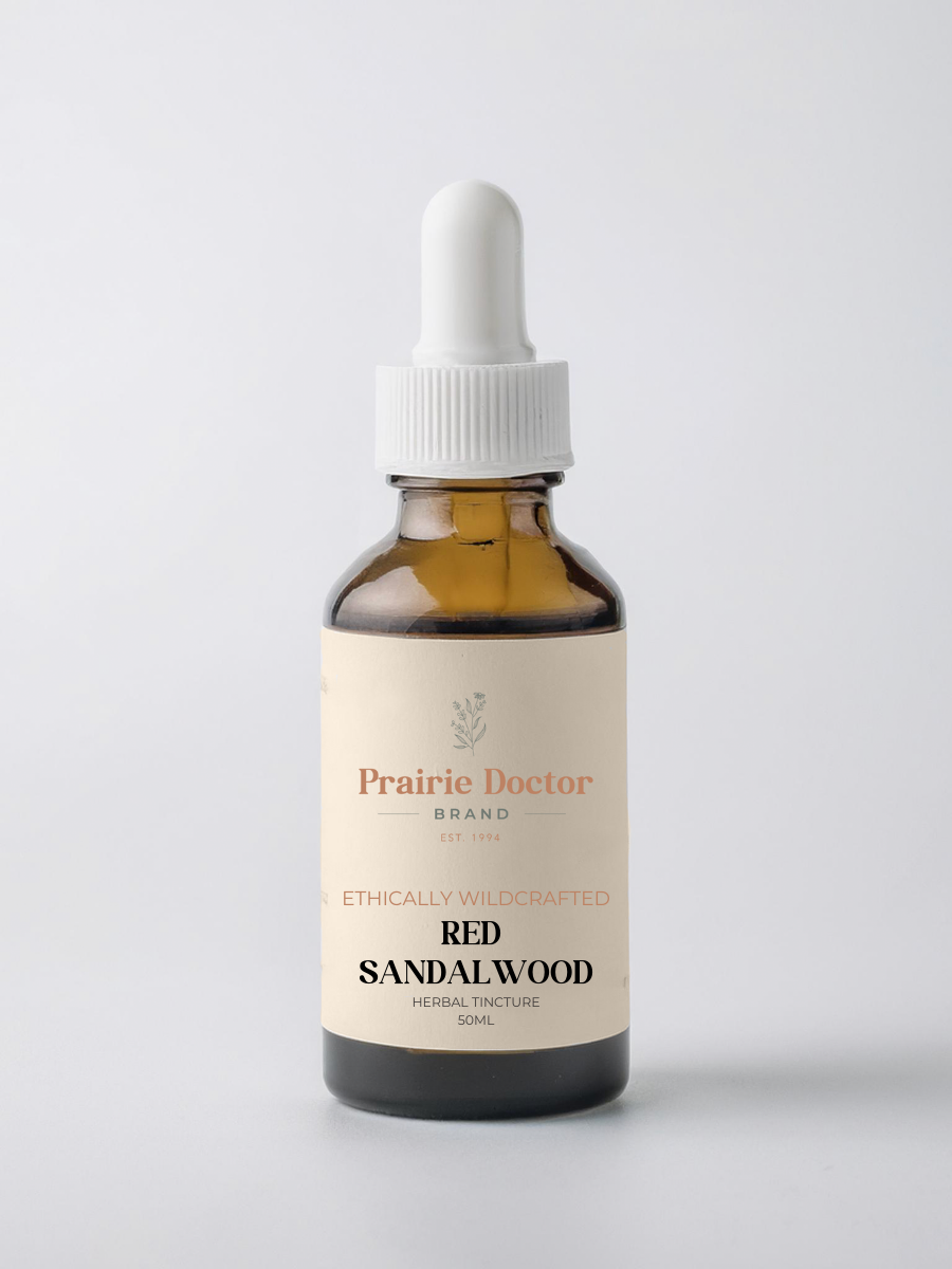 Our Red Sandalwood tincture is thoughtfully crafted using sustainably harvested Red Sandalwood. 